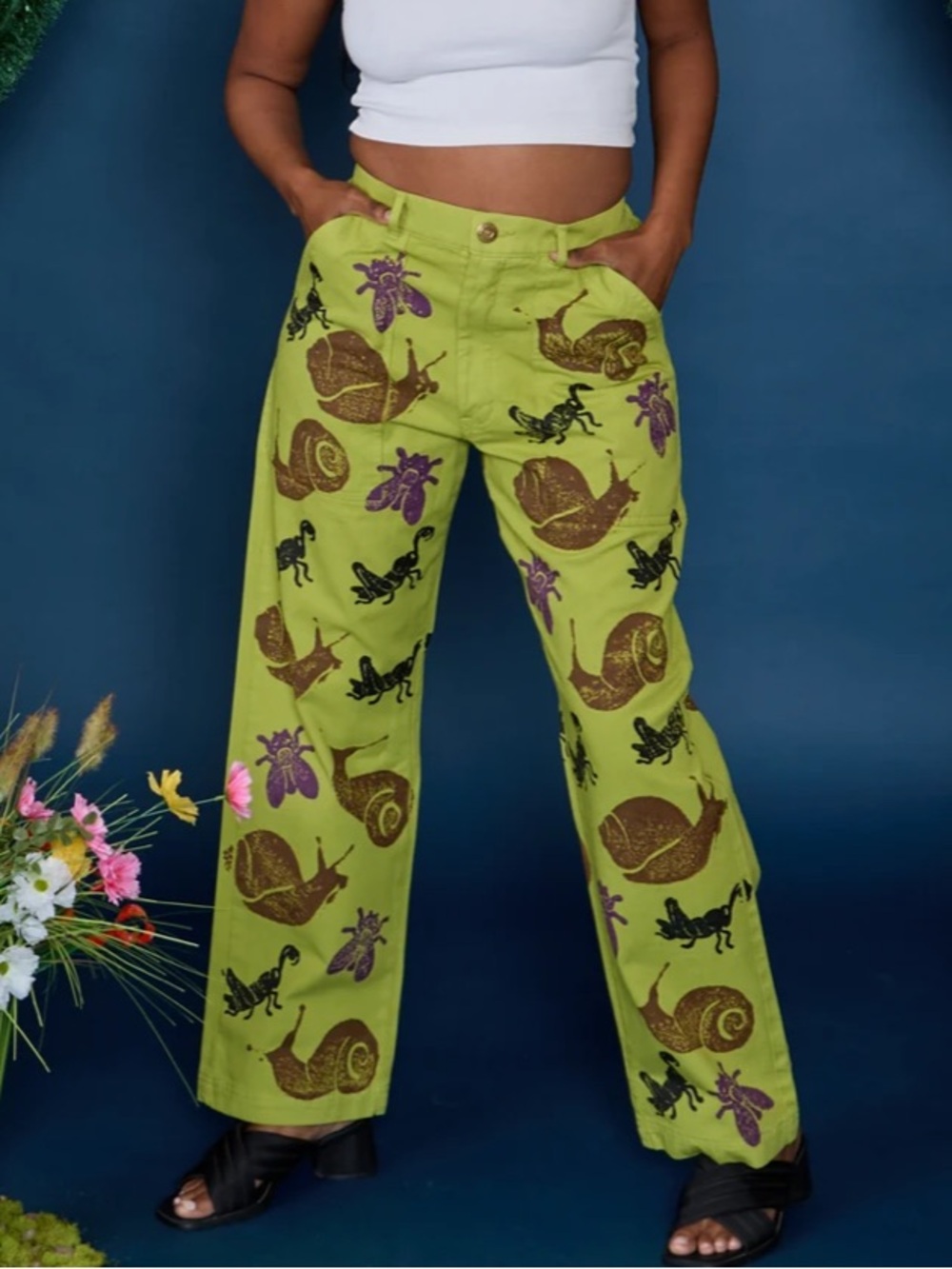 BIG BUD PRESS Paintstamped Work Pants